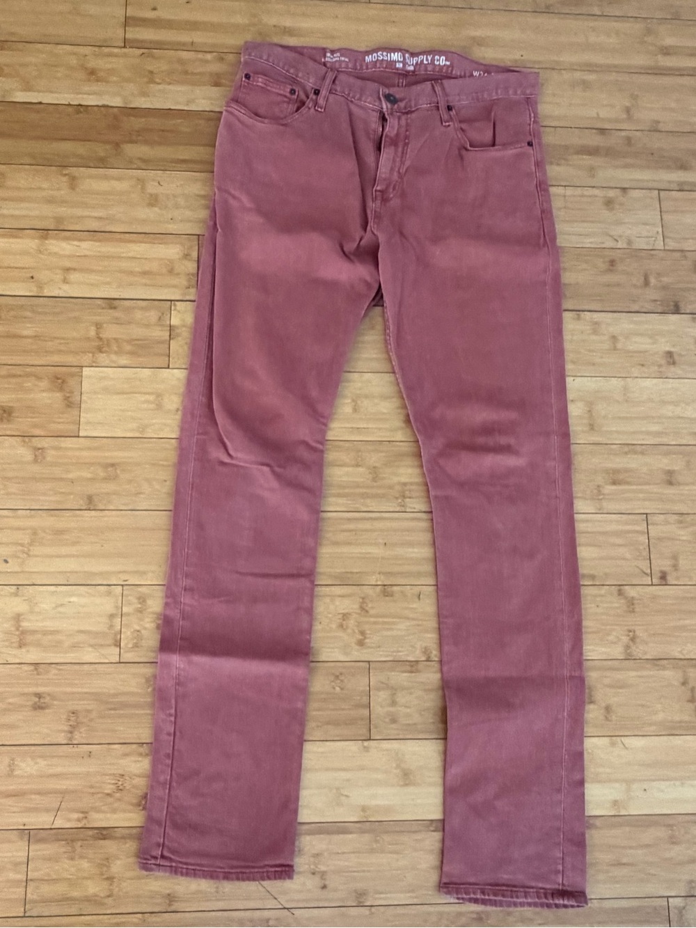 Mossimo Supply Co. Men's jeans - Rose/Burgundy - SZ 34x34